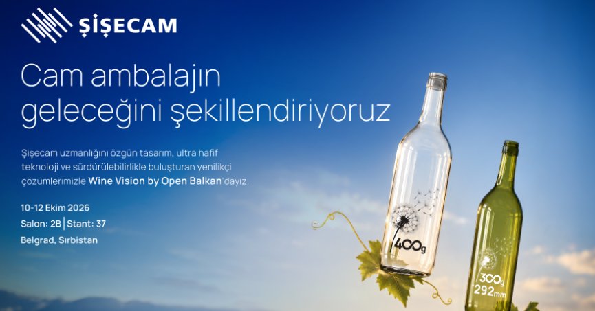 Şişecam Wine Vision by Open Balkan Fuarı’na Katılacak